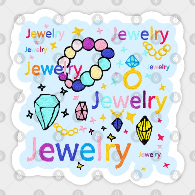 Jewelry Sticker by zzzozzo